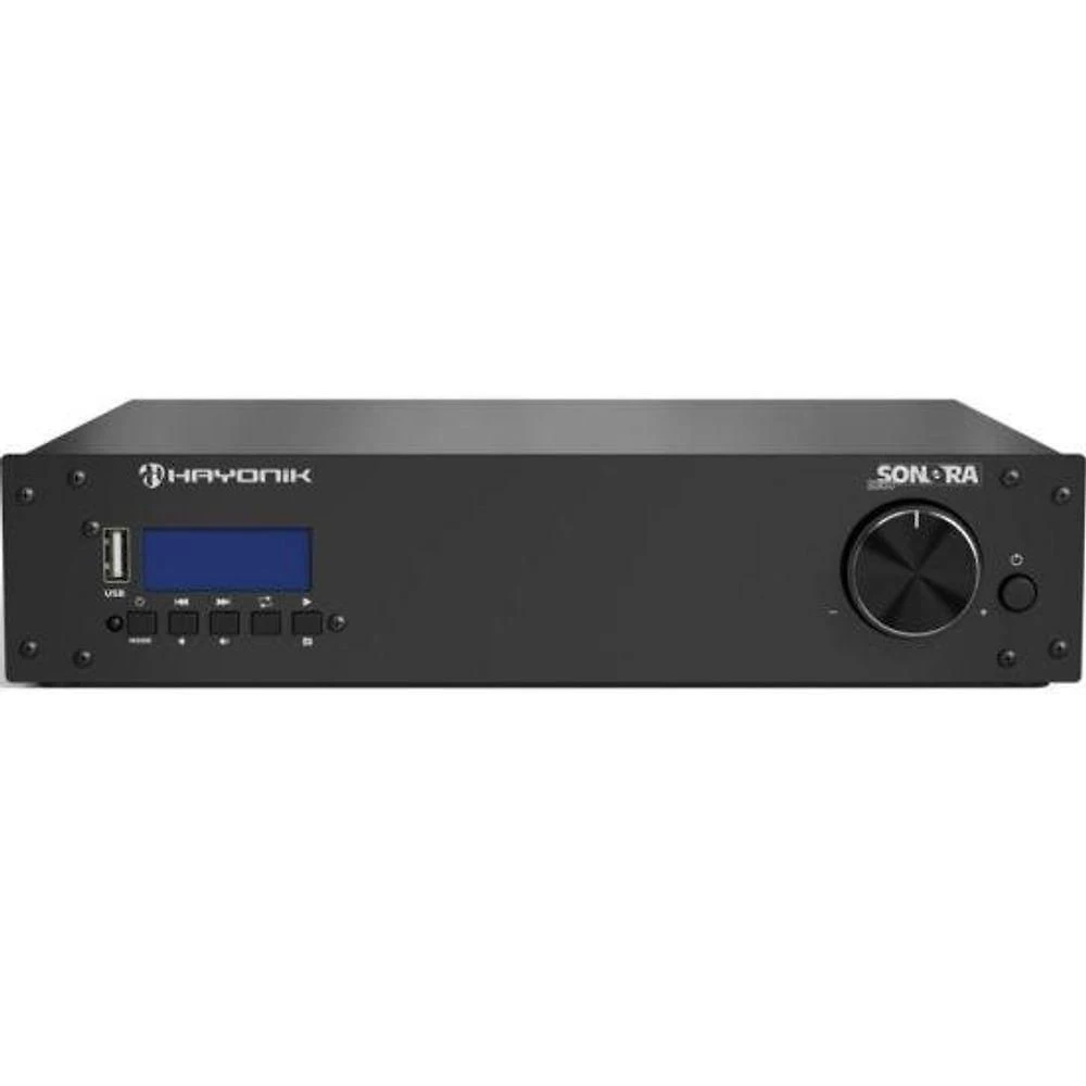 Amplificador Hayonik Sonora 2200 para Áudio 400W RMS com Bluetooth 5.0, USB e FM Preto