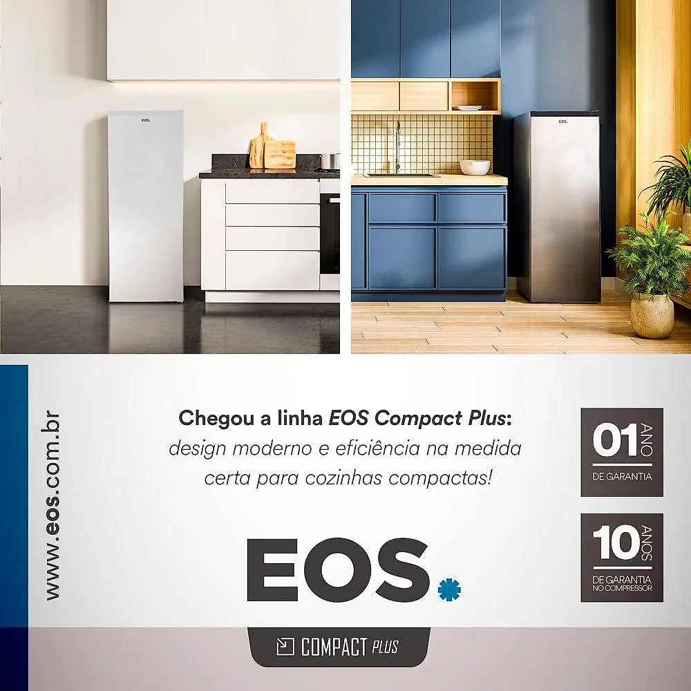 Geladeira EOS 192 Litros Branco ERV201B 110V