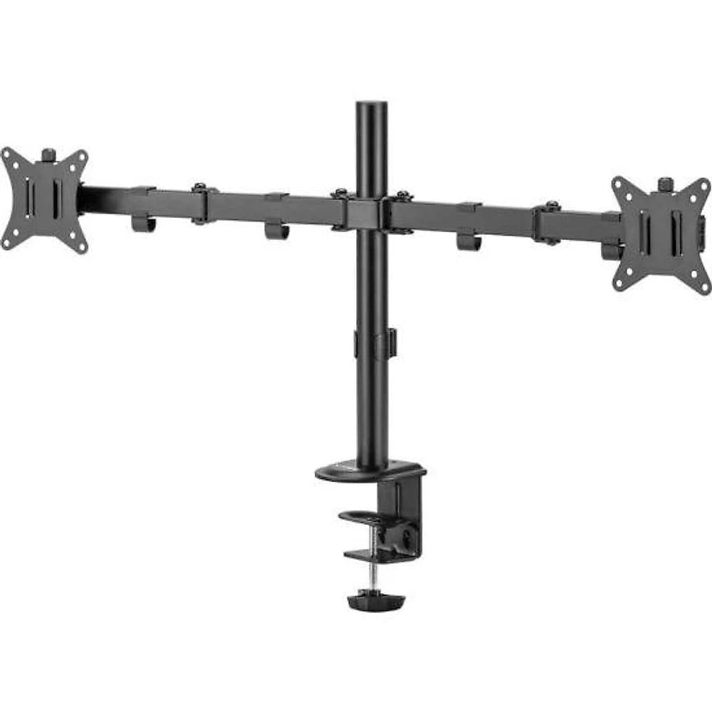 Suporte Articulado para Dois Monitores FK 445S para Telas de 17" a 32" Preto Fortrek