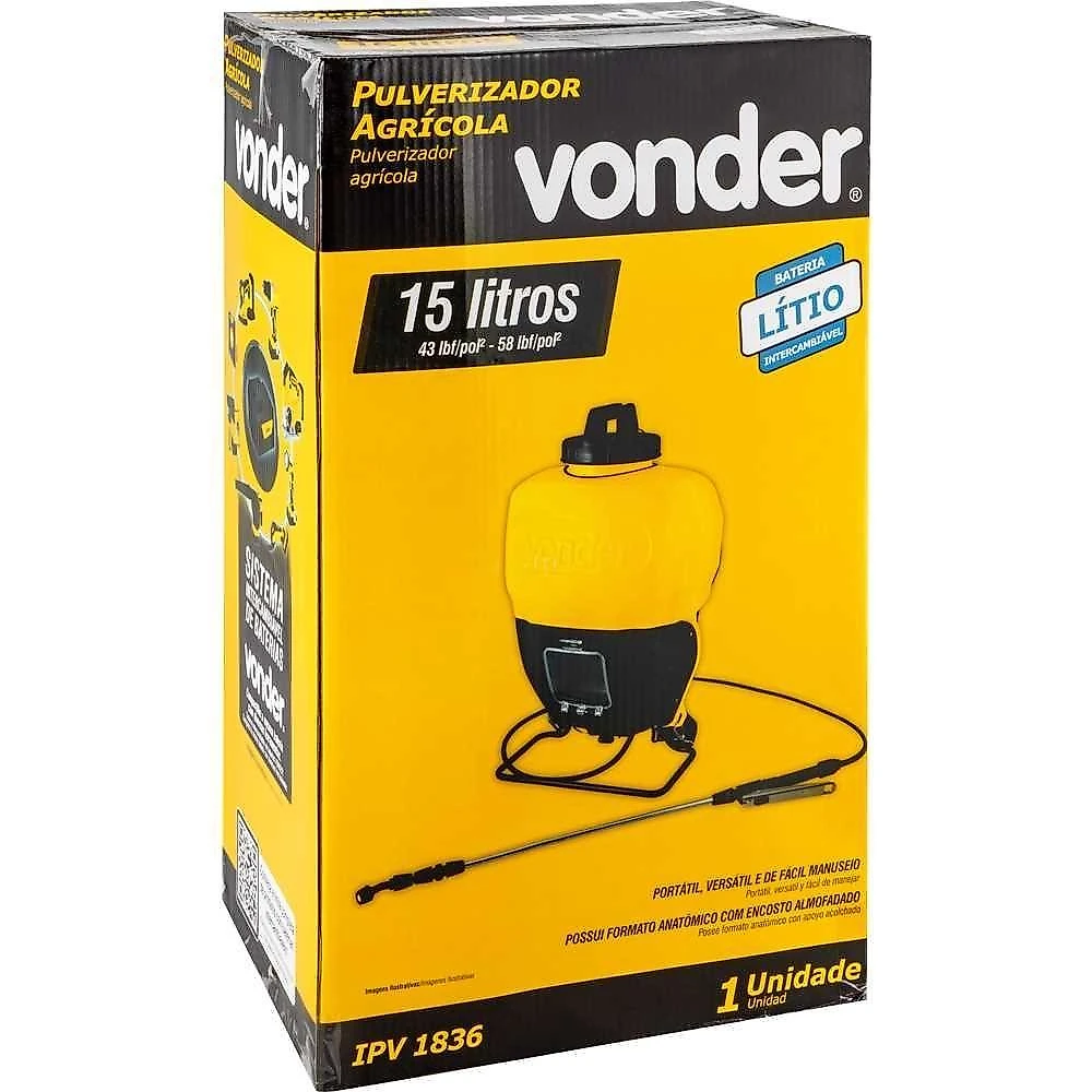 Pulverizador Agrícola Ipv1836 1,4 L-m com Lança Extensível Nove54 37CM