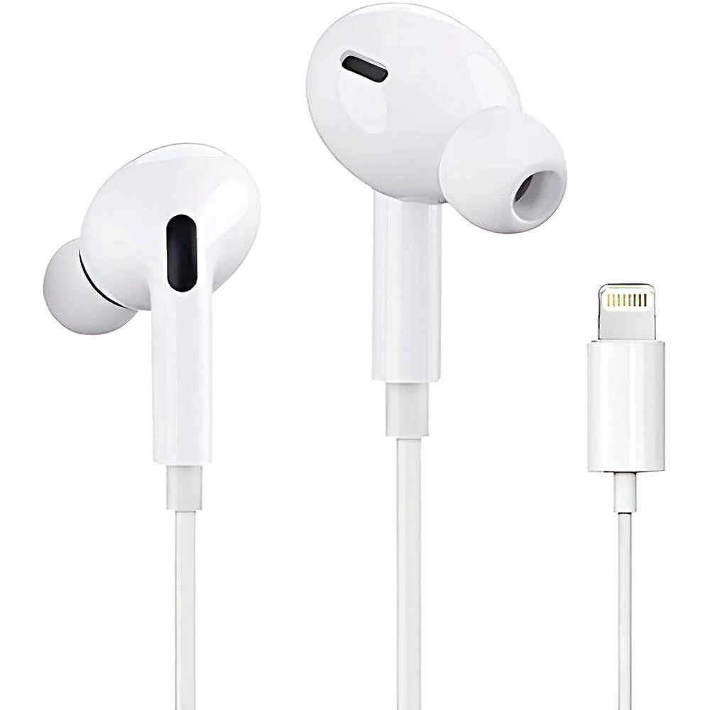 Fone de Ouvido com Fio Fone com Fio Entrada Ios Microfone Cancelamento de Ruído 102dB Lightning