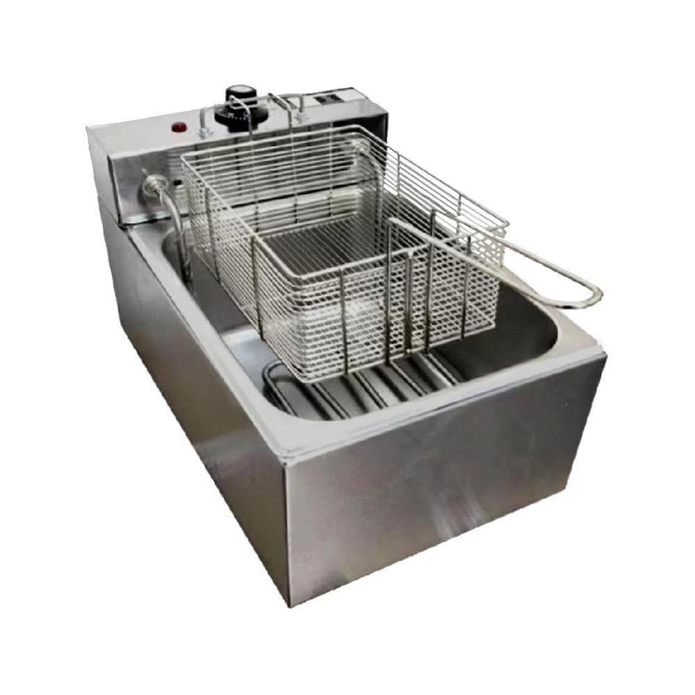 Fritadeira Elétrica com Óleo Stevan Metal FES-5-220-STM 5L 2500W Aço Inox 220V