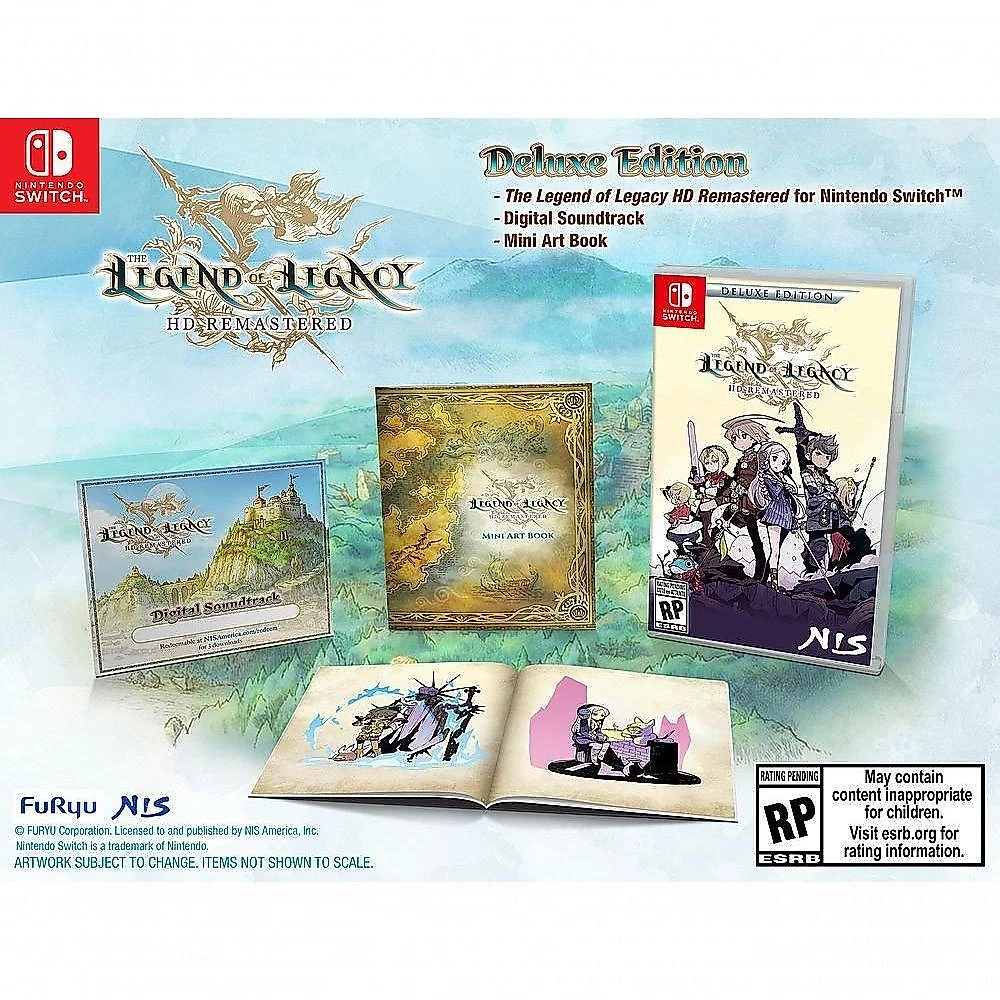 Jogo The Legend Of Legacy Hd Remastered - Nintendo Switch All Video Games