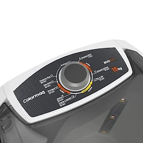 Tanquinho de Roupas Semiautomática Colormaq LCS15 Branco com 8 Programas de Lavagem - 15kg 110V