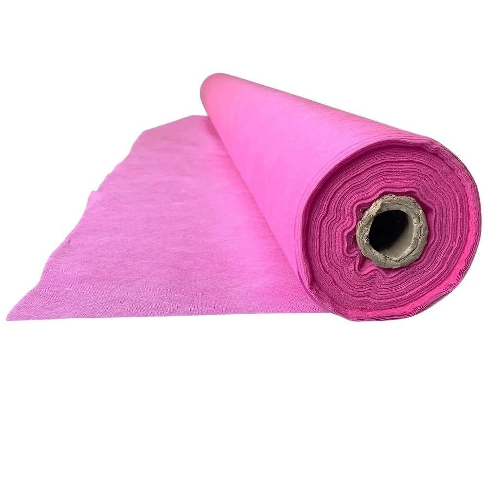 Rolo de Tnt Malibu 100% Polipropileno 40g 1 e 40m X 25m Ou 50m Pink para Artesanato OEM