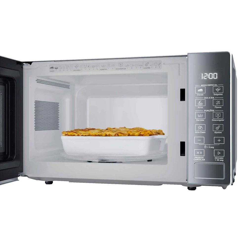 Miniatura Microondas 20 Litros Espelhado BMS20AR Brastemp Inox - 110V