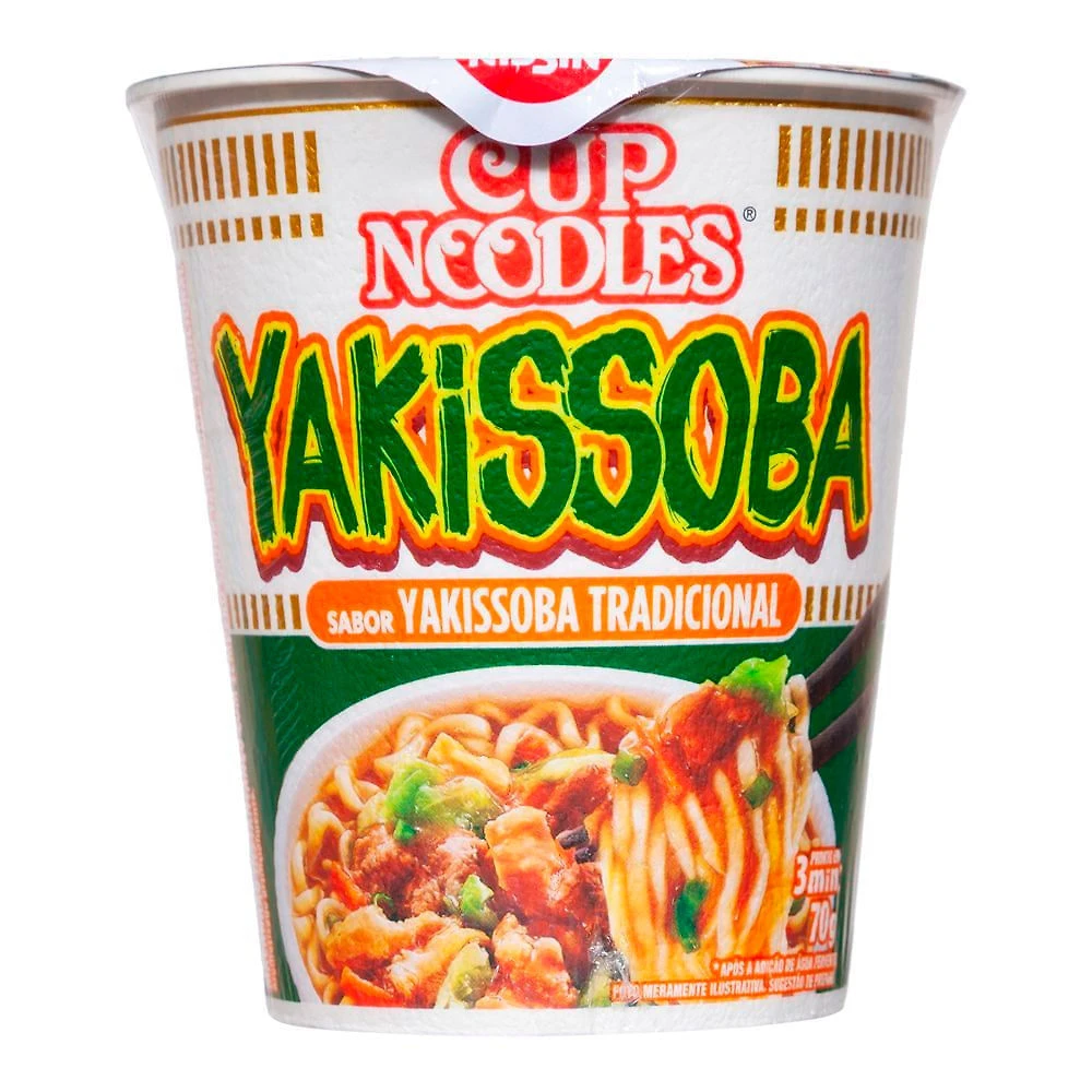 Macarrão Instantâneo Cup Noodles Yakissoba 70g