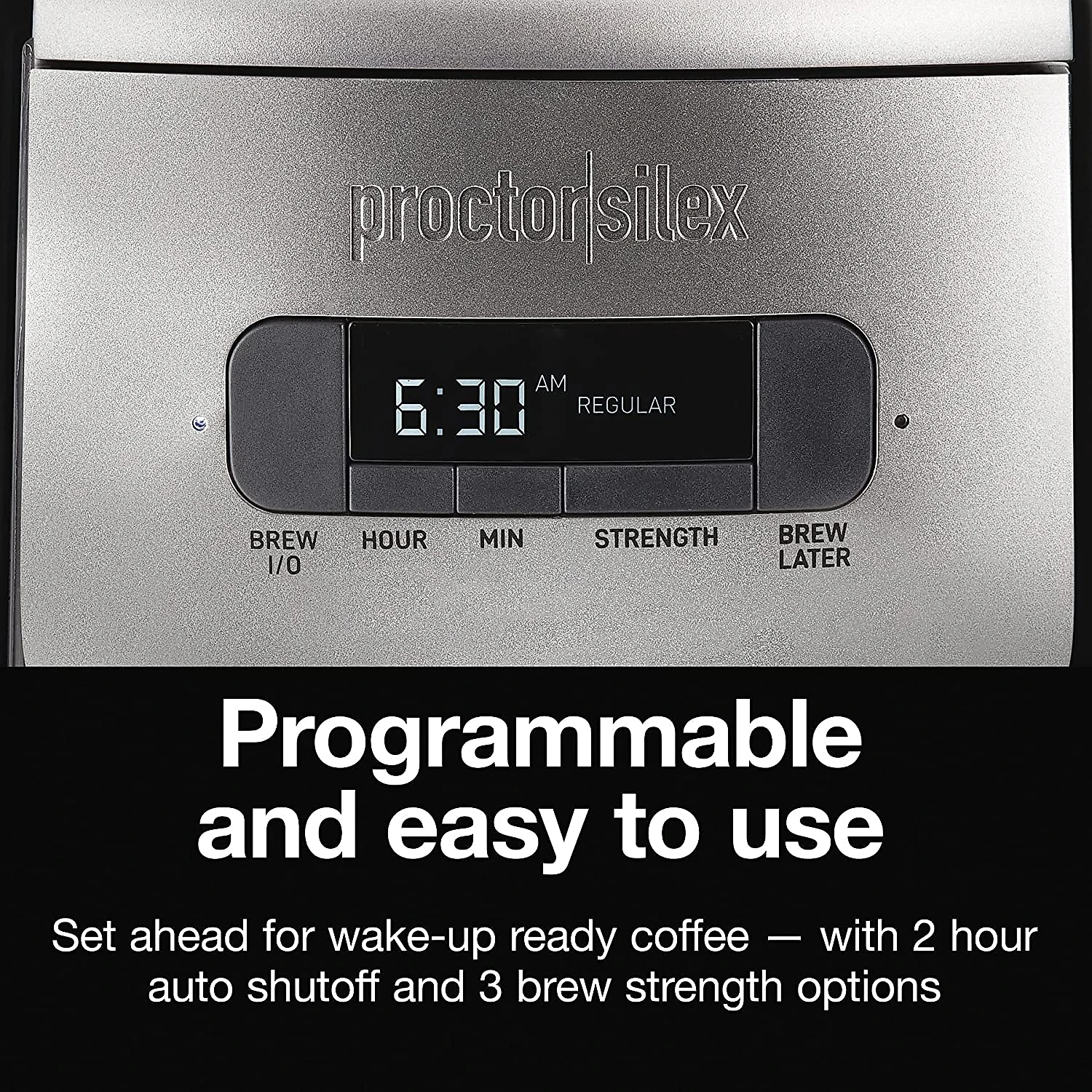 Proctor Silex 43687 Máquina de Café Expresso Manual 28L com A ntiGotejamento 110V Preta