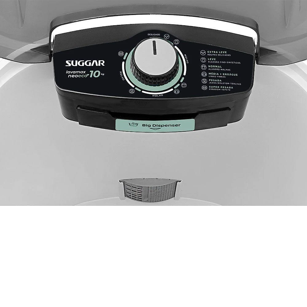 Lavadora Lavamax Eco 10kg Suggar Le1012br Branca 220v