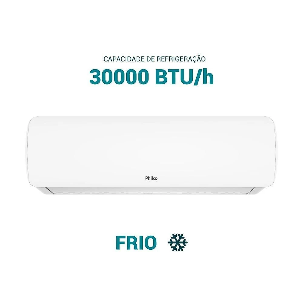 Ar Condicionado Split Hi Wall Philco 30000 BTUS Frio 220V PAC30FI