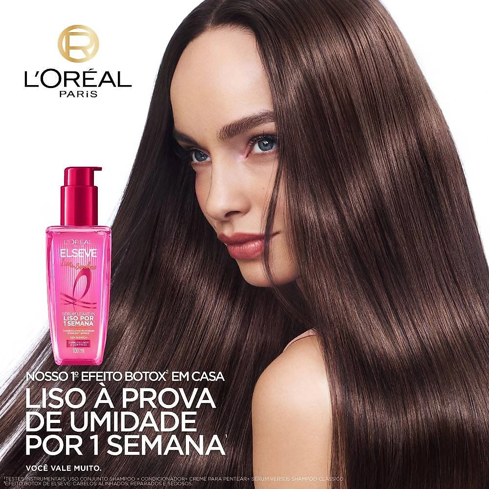 Miniatura Sérum Capilar Elseve L’oréal Paris Liso Dos Sonhos 100ml