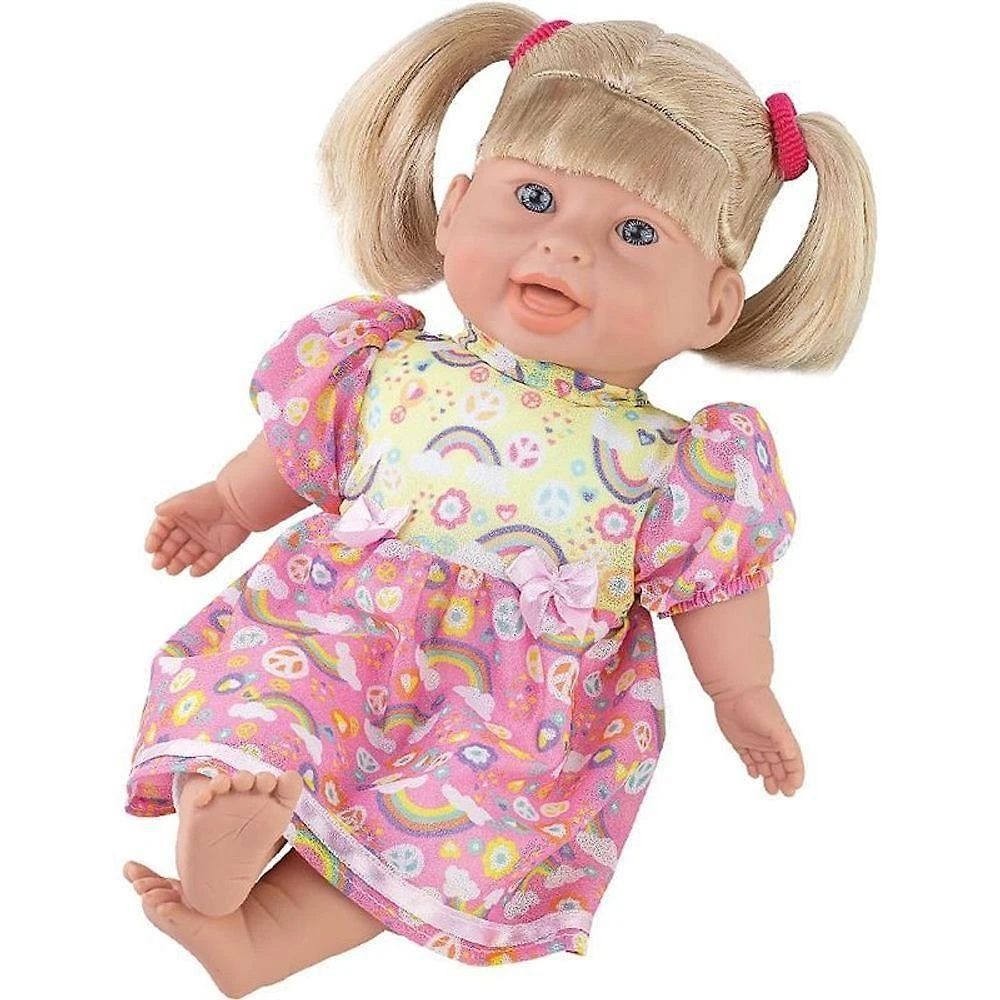 Boneca Rafaeli Faz Xixi Mecanismo Mamadeira 37cm Milk