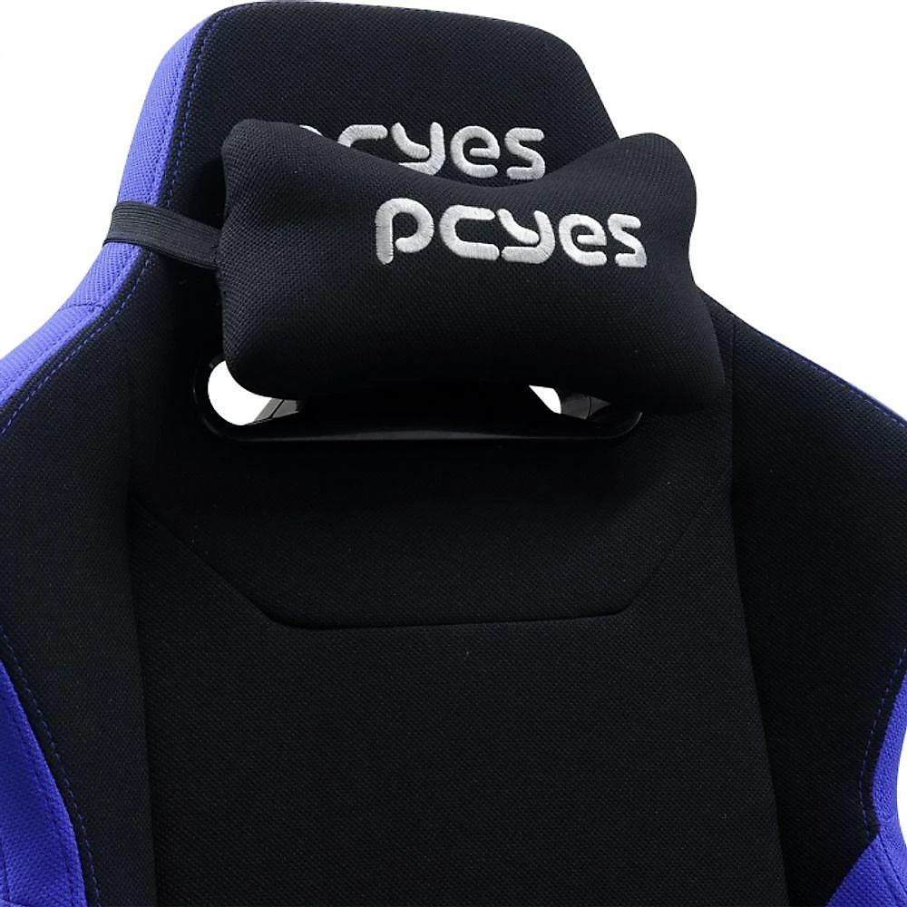 Cadeira Gamer Pcyes Mad Racer V8 Turbo Azul e Preta