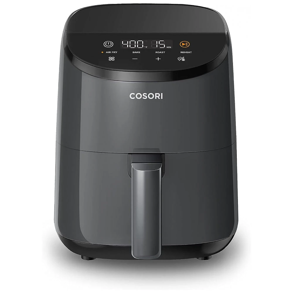 Fritadeira Elétrica AirFryer 4 em 1, 2,1L com Painel Digital e Cesto Antiaderente, 110V, COSORI, Cinza
