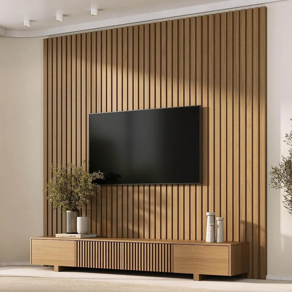Rack Ripado com Painel Ripado … | Shopping do Inter