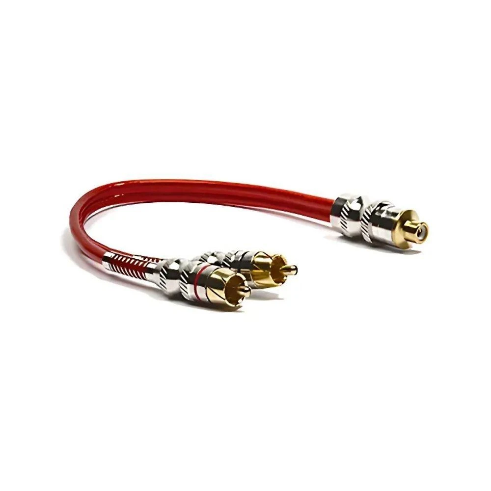 Cabo de Áudio NWT CBAY0010 Profissional Blindado Bivolt Vermelho