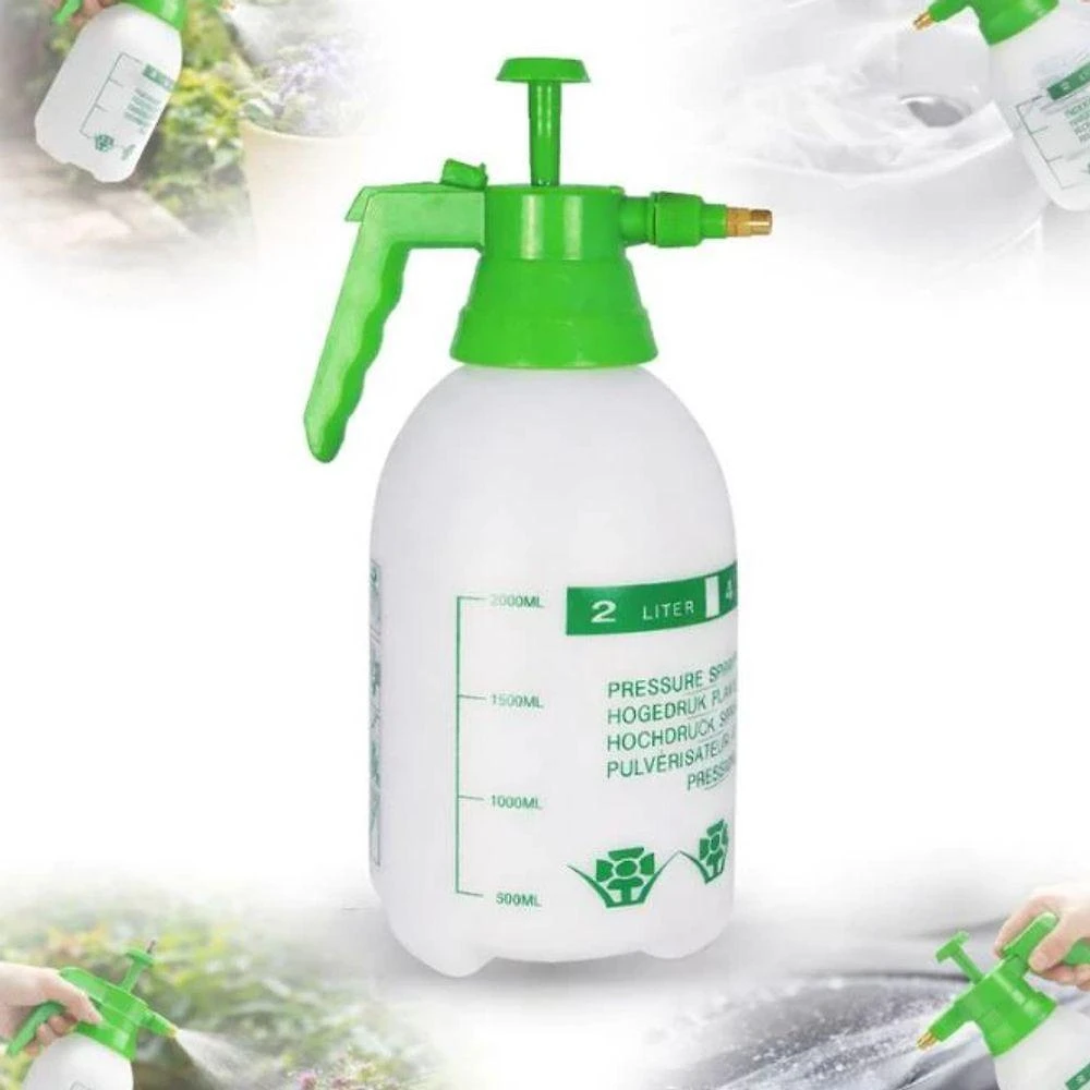Pulverizador Manual de Compressão 2L Alta Pressão Borrifador Portátil