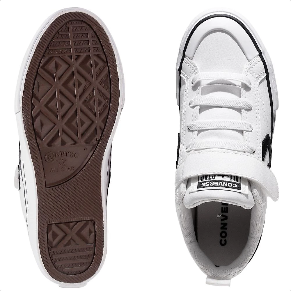 Tênis Converse All Star Pro Blaze Strap Infantil Branco / Preto - 28