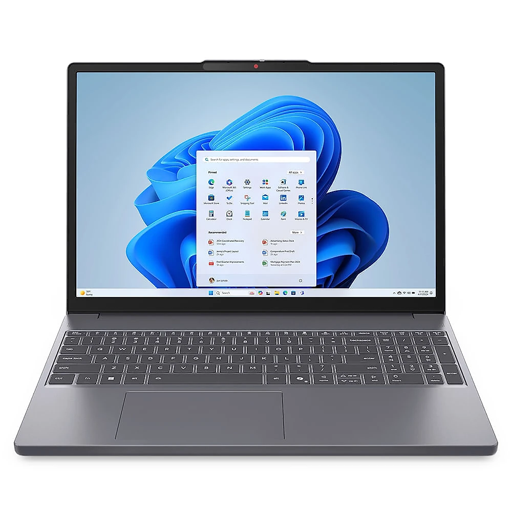 Notebook Lenovo® IdeaPad Slim 3 Intel Core 3, 8GB, 512GB SSD, Tela de 15,3", W11 Home - 83NU0006BR Bivolt