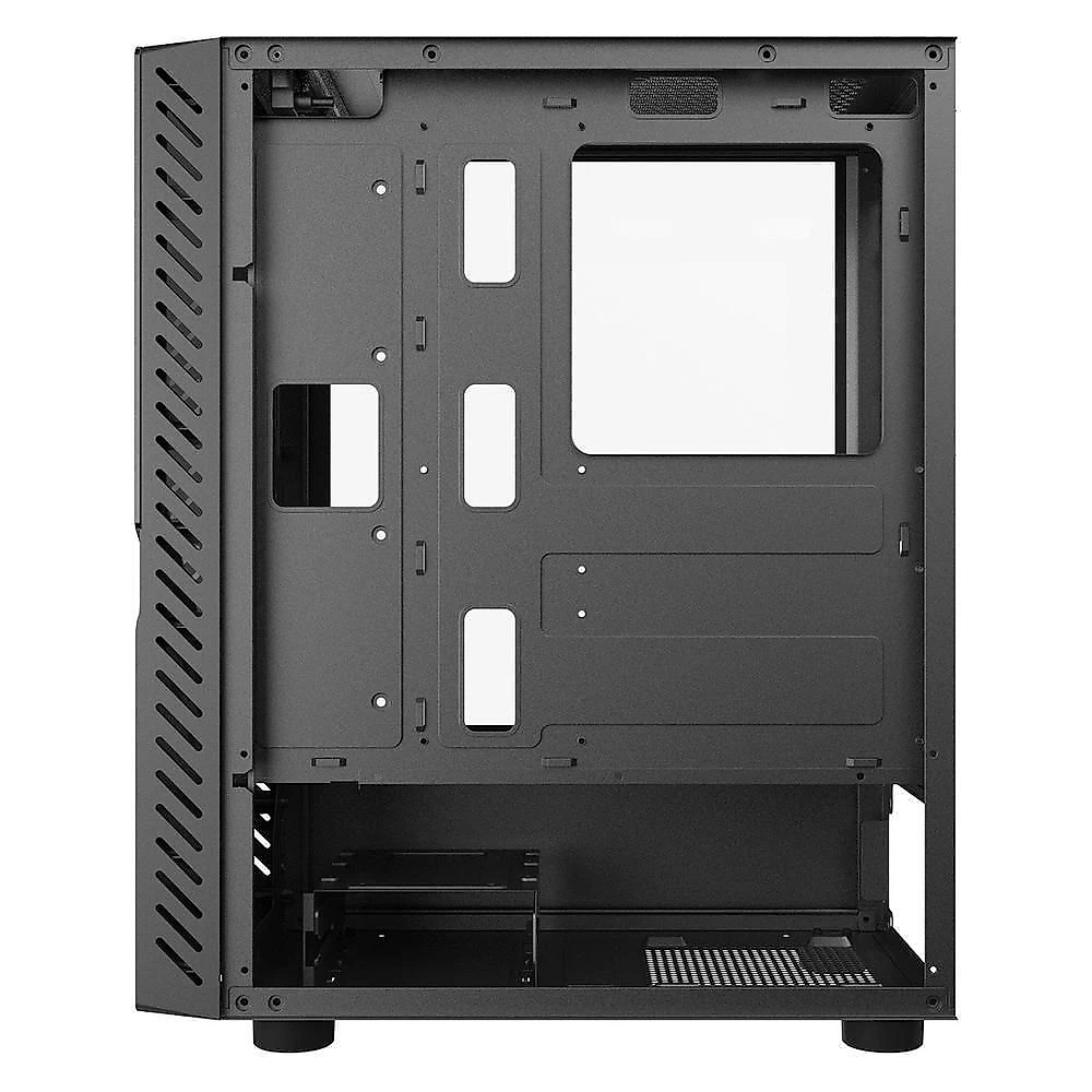 Gabinete Gamer Set Black Vulcan - Lateral Em Vidro -...