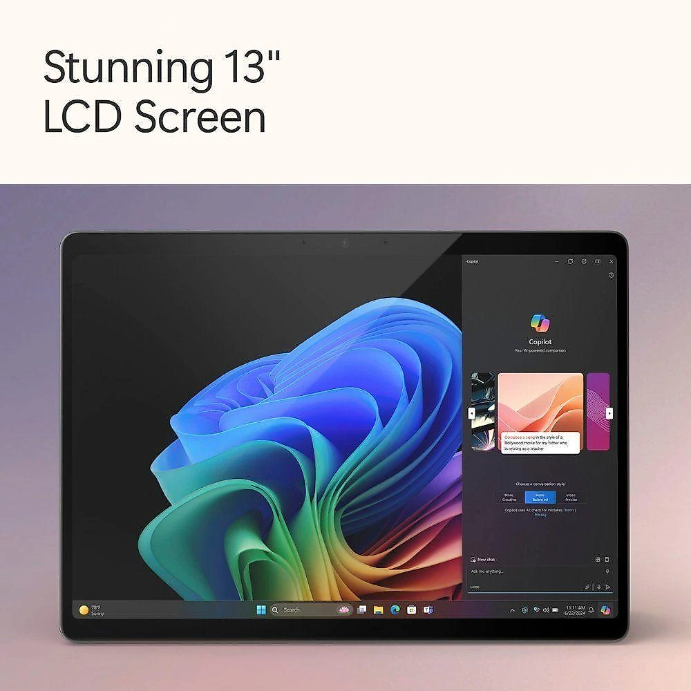 Surface Pro Copilot+ Pc Tablet Snapdragon X Elite Tela 13' Uhd Ssd 512gb Nvme Ram 16gb Microsoft