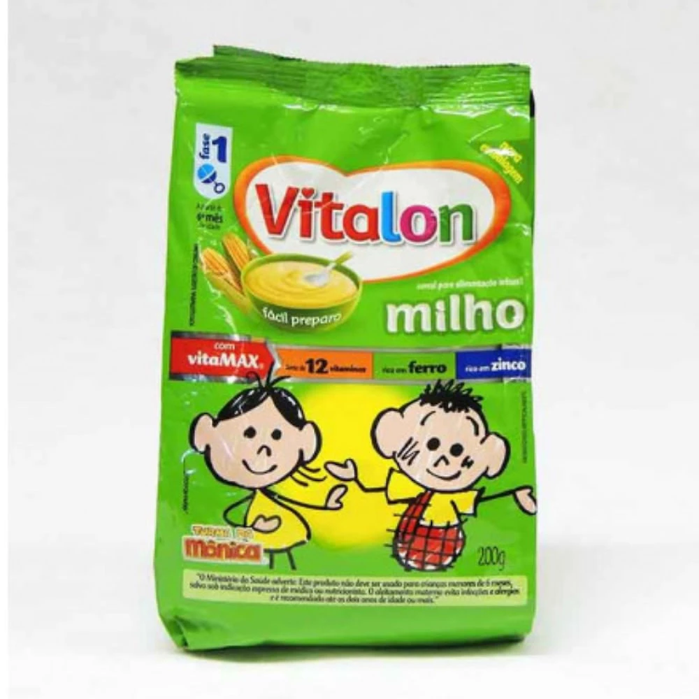Miniatura Vitalon Mingau Milho Sachê 200gr Wow Nutrition