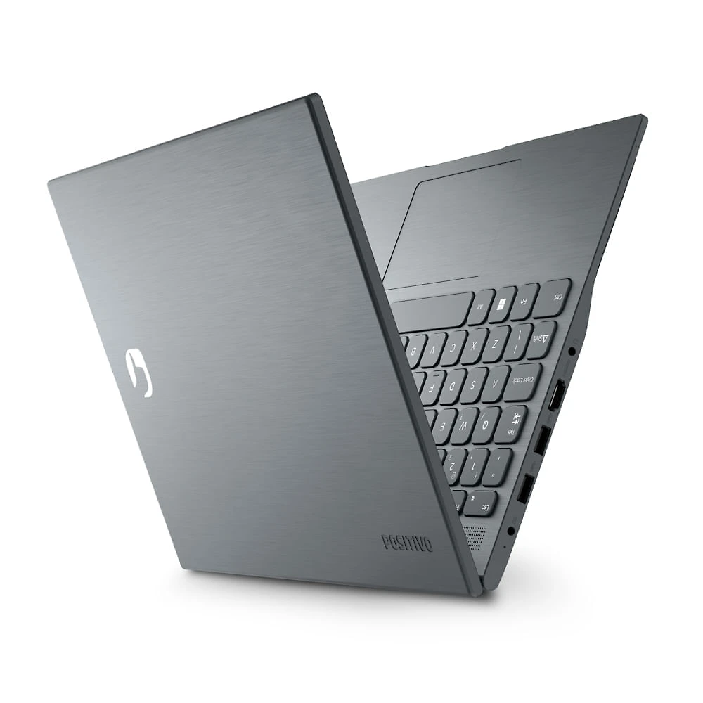 Miniatura Notebook Positivo Vision C14 Intel® Celeron® Linux 8GB RAM 256GB eMMC 14.1” LED HD Lumina BAR - Cinza