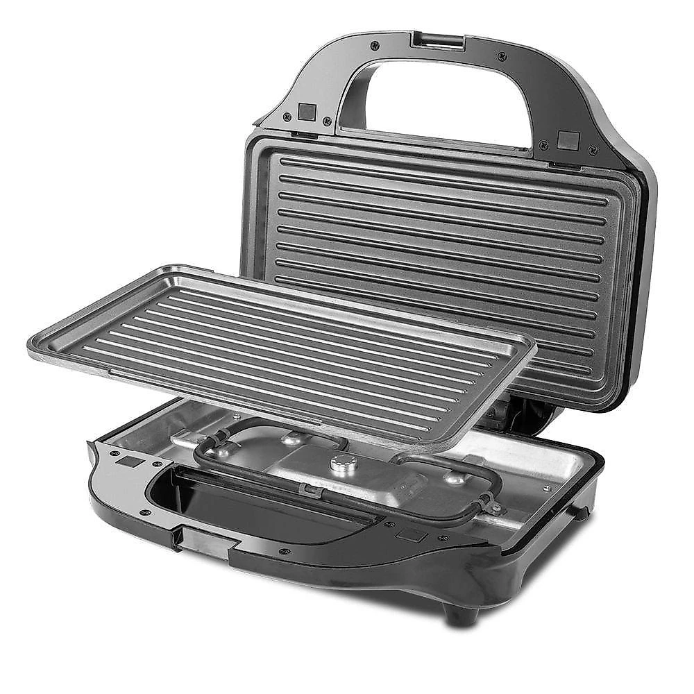 Grill e sanduicheira philco pgr17pi com chapas removíveis 900w preto 110v