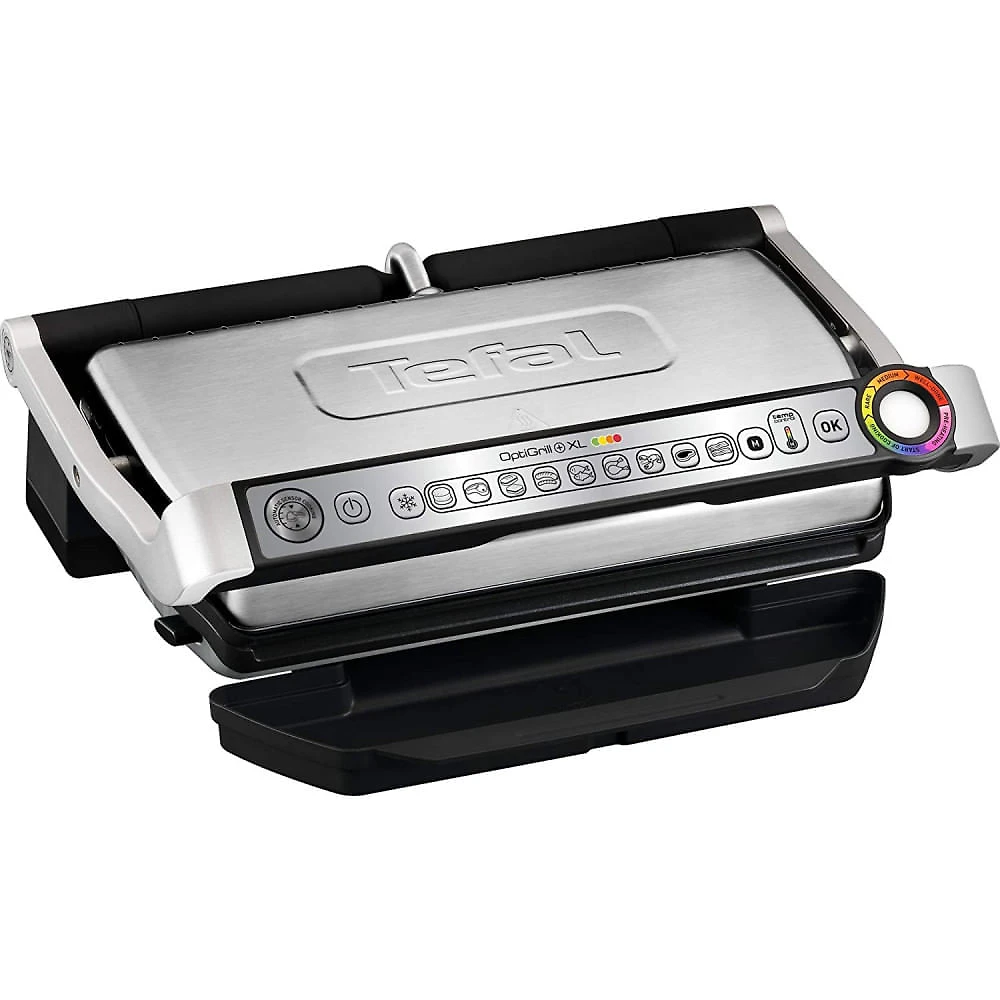 Tfal GC722D53 1800W OptiGrill XL Stainless Steel Large