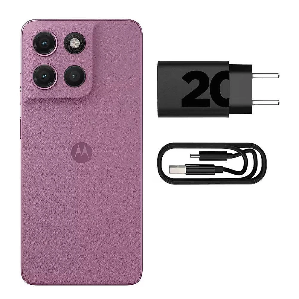 Smartphone Motorola G17 4GB 128GB 50MP Tela 6.7" Rosa Quartz