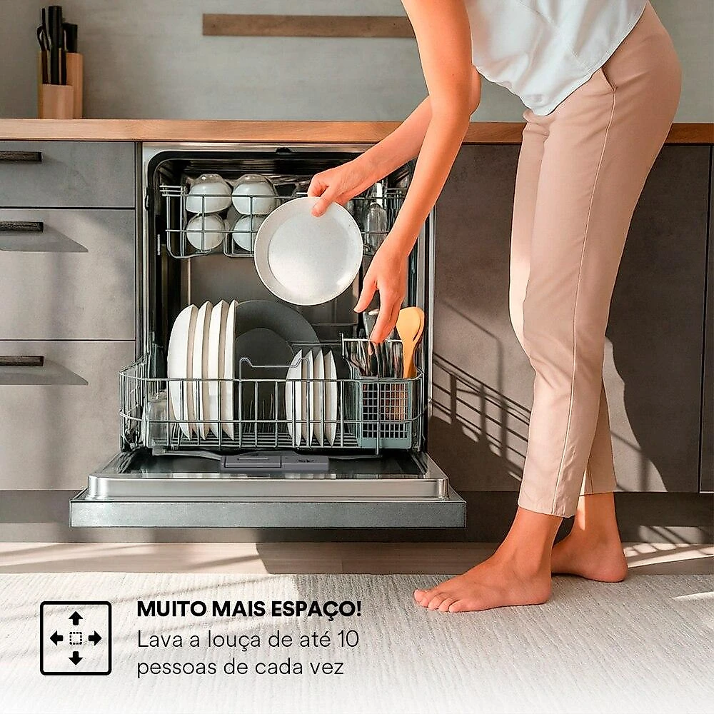Lava-Louças EOS Premium 10 Serviços Branco ELL08B 220V