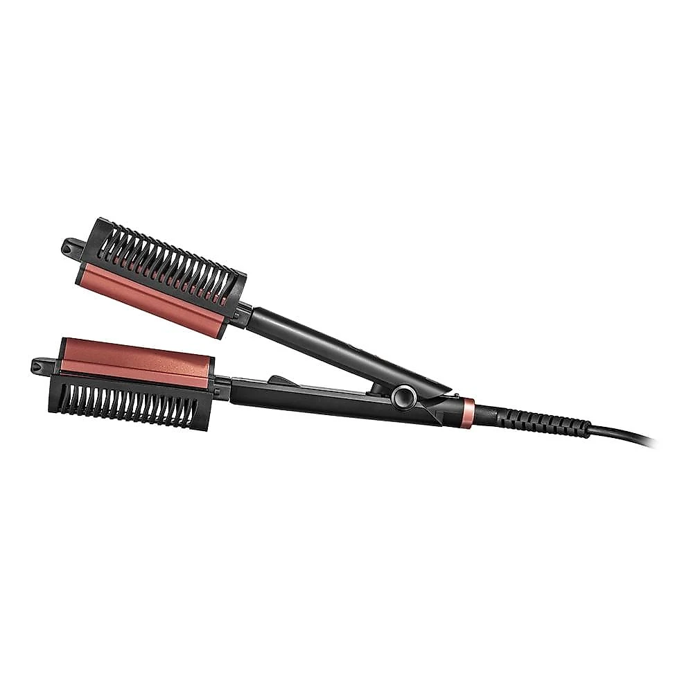Prancha modeladora efeito sereia 2 em 1 bivolt -  eb130 rose