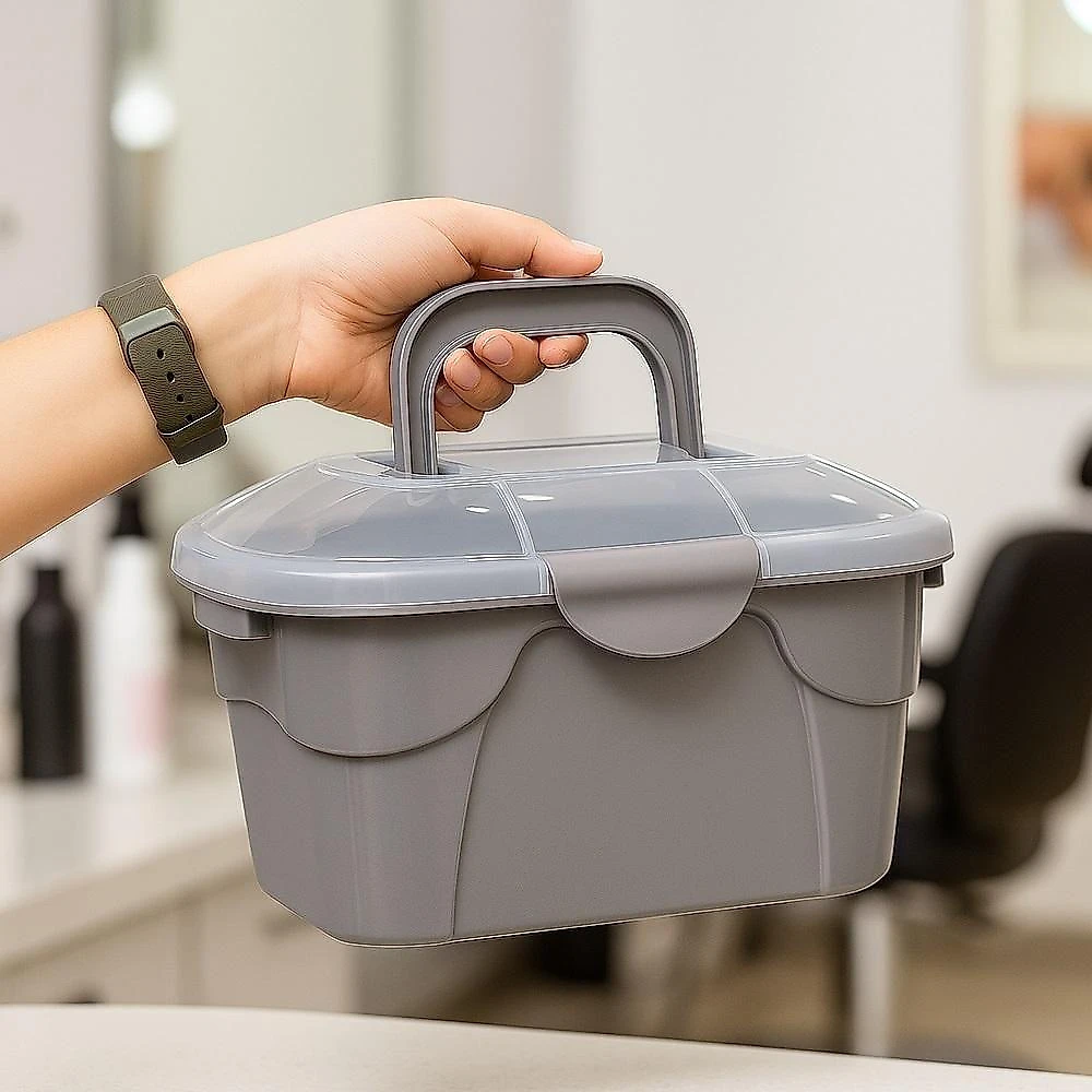 Maleta Multiuso Caixa Organizador Remedios Primeiros Socorros Grande Ferramentas Maquiagem Cosmeticos Manicure Box Alca