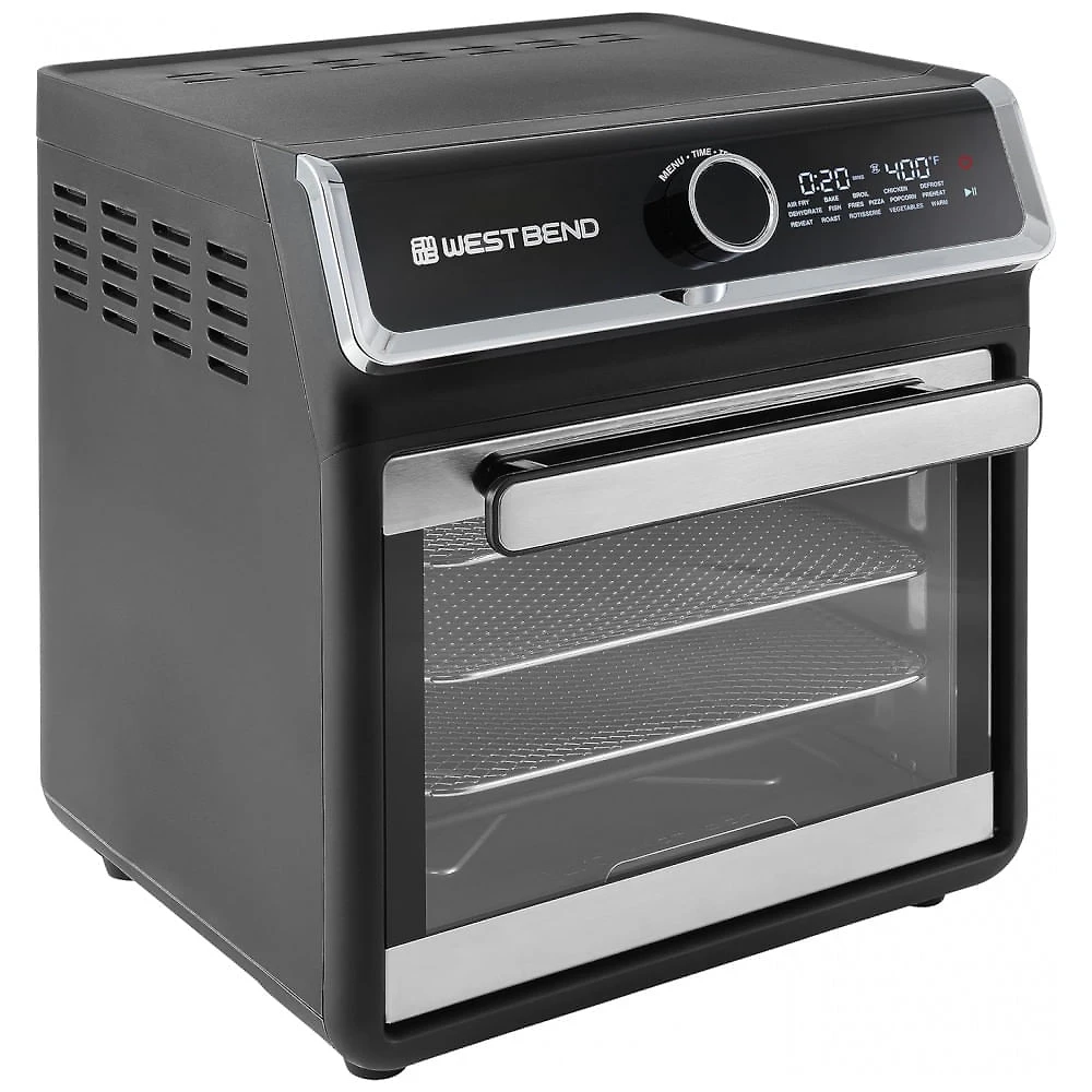 Fritadeira Elétrica Airfryer 14,1L com Painel Digital, Janela de Visualização e 16 Predefinições, 110V 1000W, West Bend...