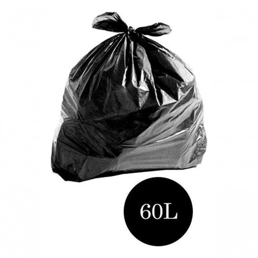 Saco de Lixo Comum 60L Pacote com 100 Unidades Preto Higipack