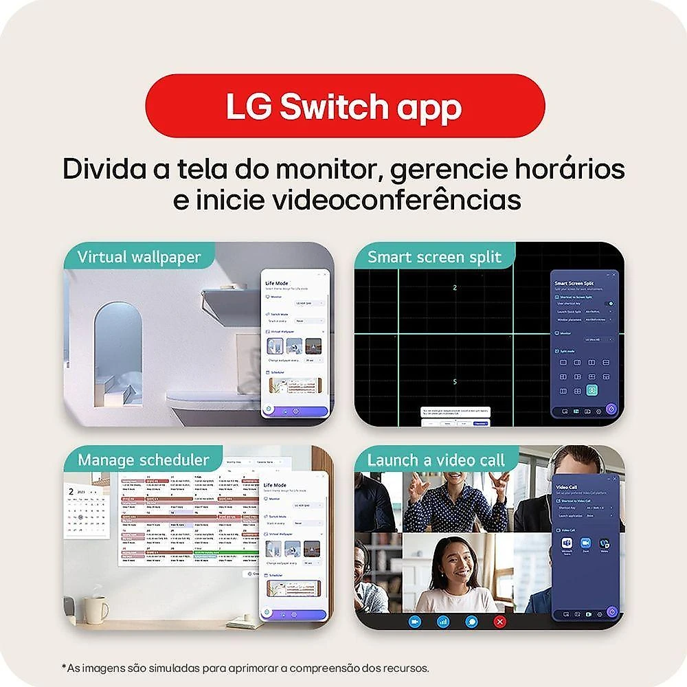 Monitor LG 22U403A-B 22" Full HD 1ms 120Hz Flicker Safe para Trabalho e Jogos