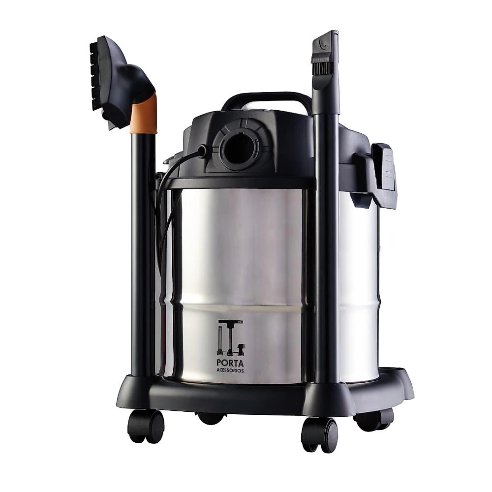 Aspirador de pó e Água wap gtw inox 12 potência de 1400w e bocal de sopro 220v