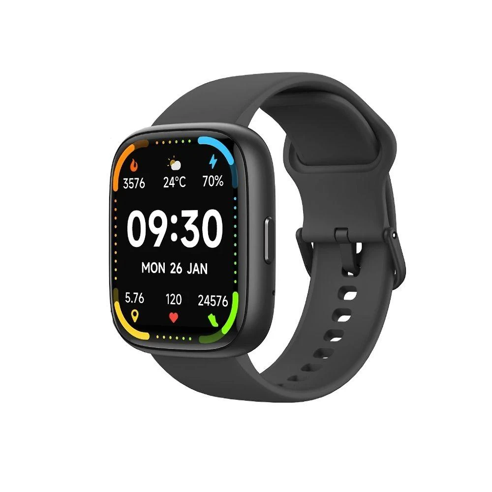 Smartwatch D20 Bettdow Tela Cheia 2,01 Monitoramento de Saúde Bateria Até 15 Dias Preto