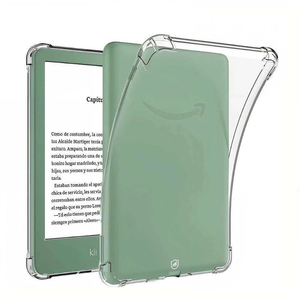 Capa para Kindle Paperwhite 2024 Gshield com Proteção Anti-Impacto TPU + Acrílico Transparente 1