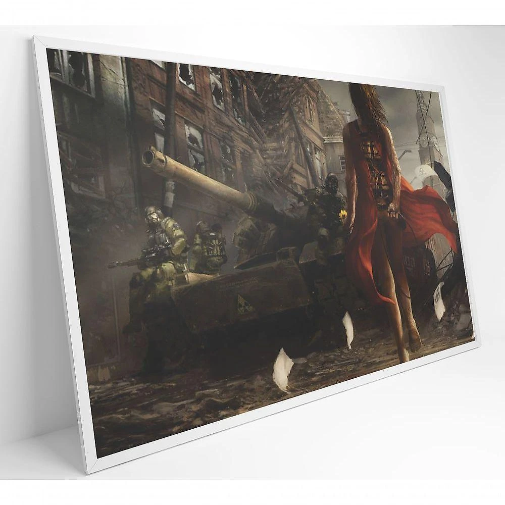 Quadro Jogo Battlefield 60x40 Cm Vidro Impresso