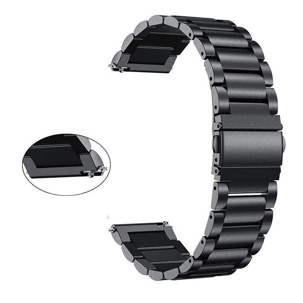 Pulseira Para Smartwatch 3 Elos 20mm Relogio Smartband Inox