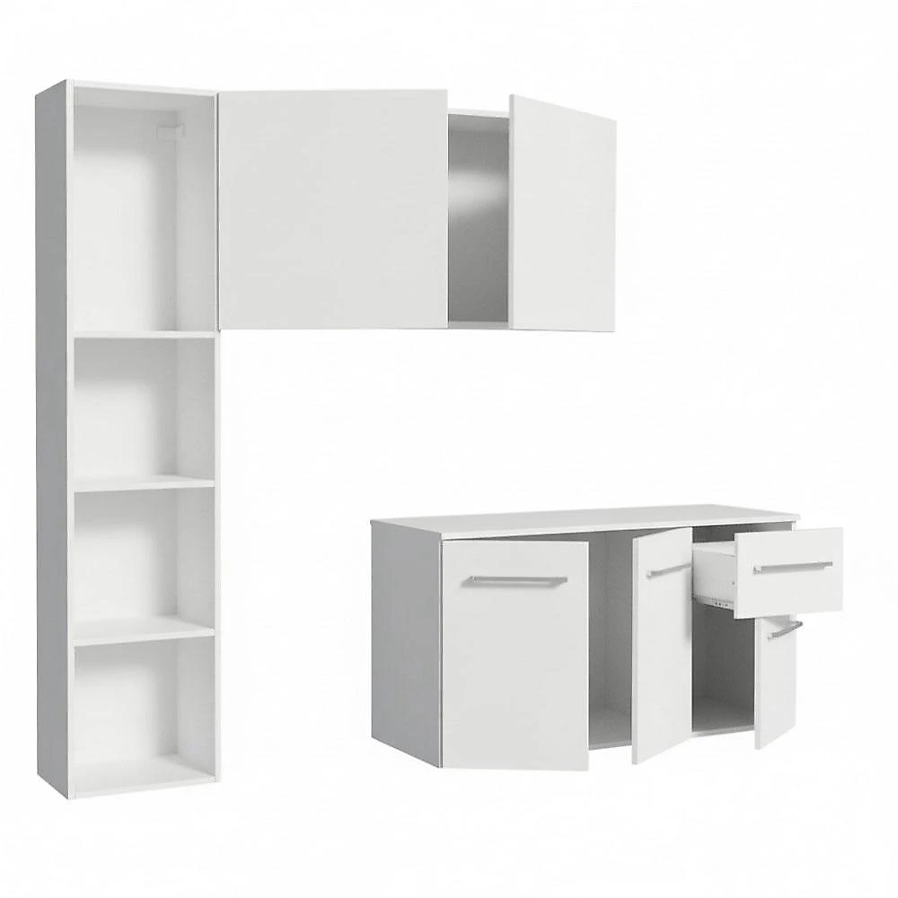 Miniatura Armário de Cozinha Compacta 120cm Easy Madesa Branco