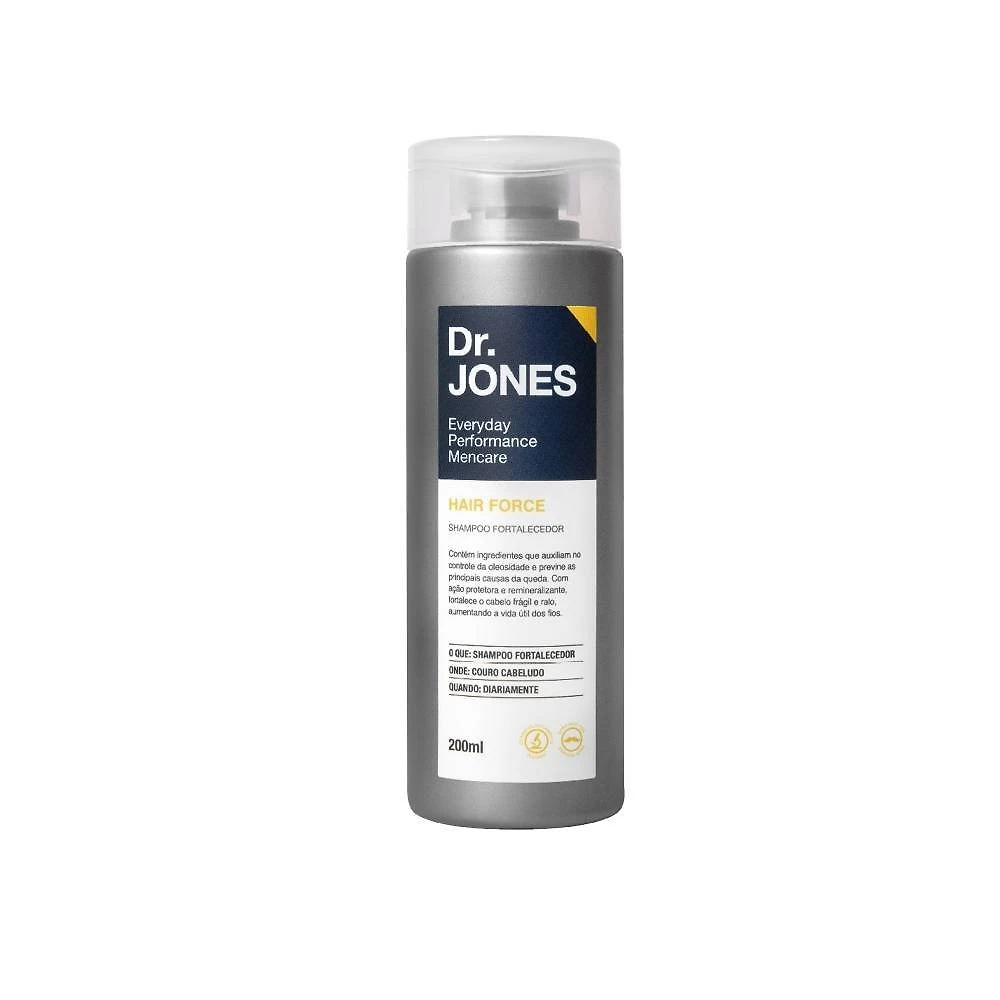 Miniatura Shampoo Dr Jones Hair Force Fortalecedor 200ml