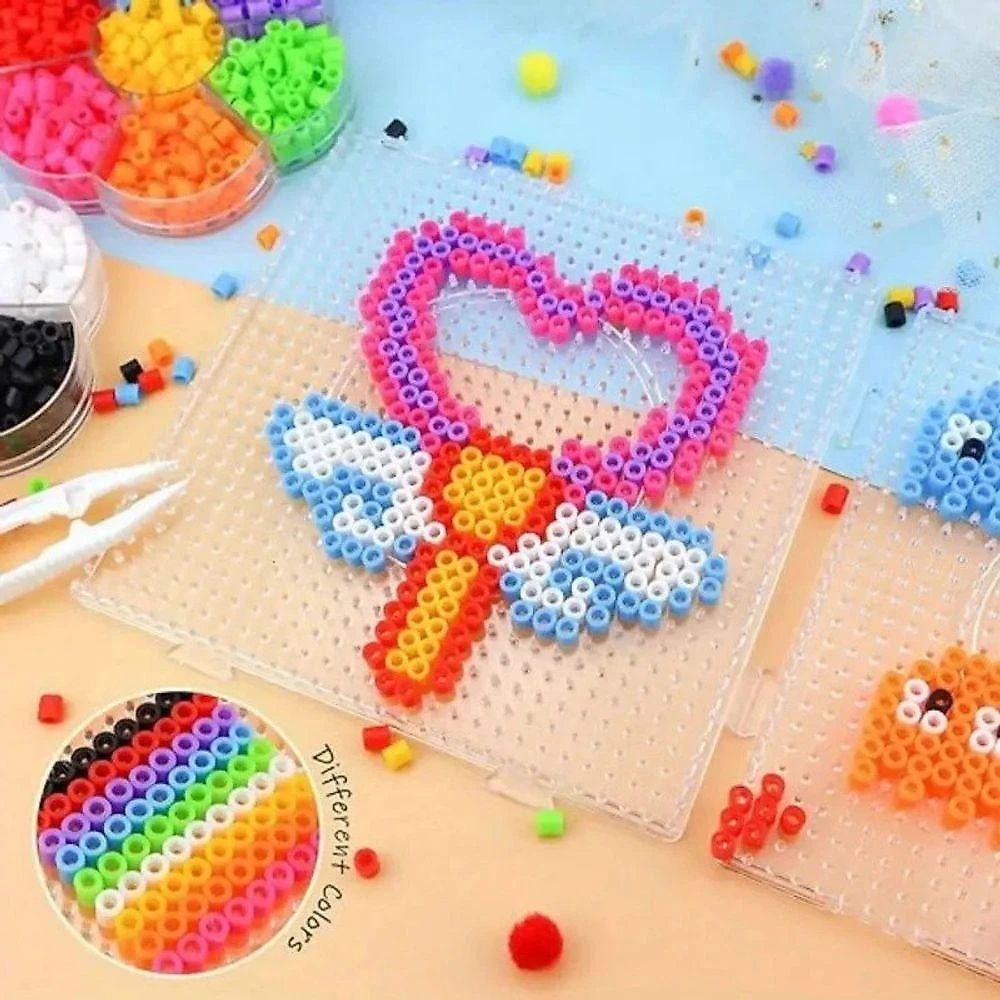 Kit Hama Beads 2,6mm 28000un 48 Cores com Acessórios para Pixel Art Tienda Online