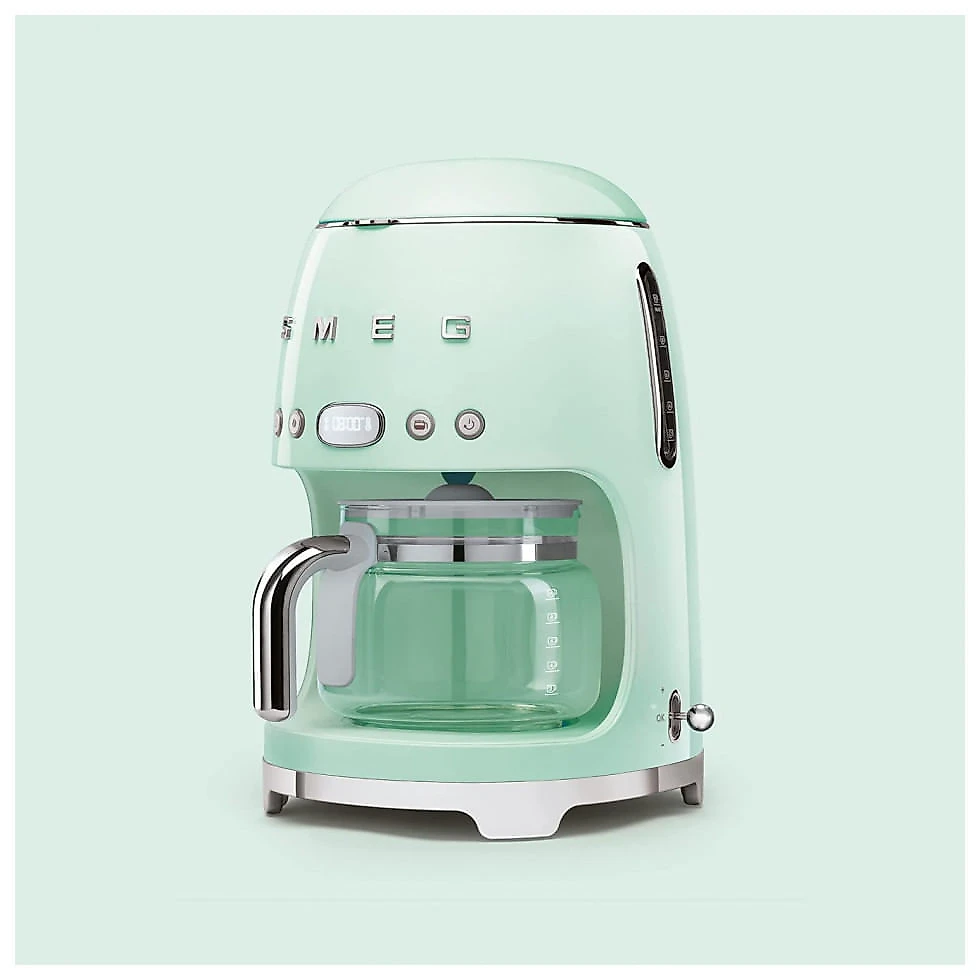 Máquina de Café Expresso Smeg 50's Retro 20 Bar Tanque de 10 Xícaras 110V Verde