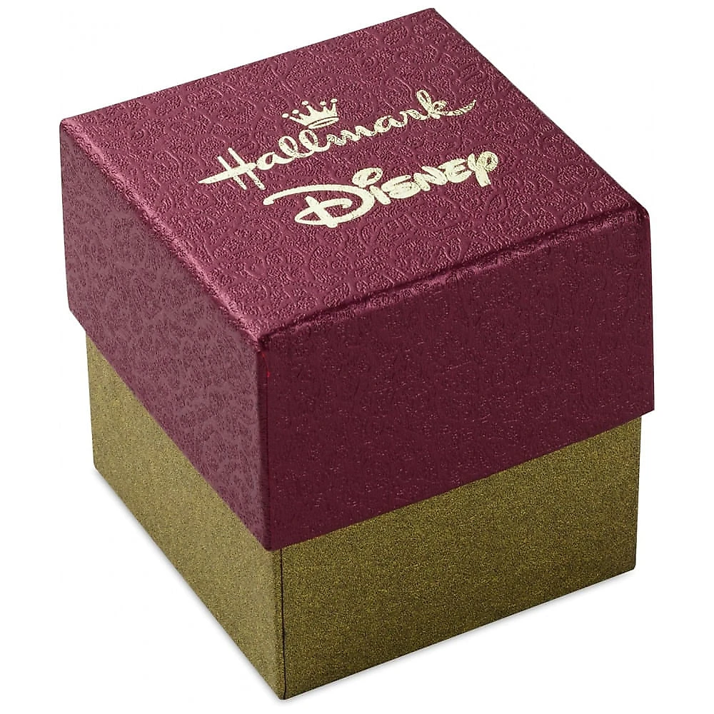 Enfeite de Natal Hallmark Disney Ne'Qwa Art Mickey Mouse em Vidro Soprada Pintado à Mão com Cordão Ajustável, 5,7 x 8,3 x 5,7 cm