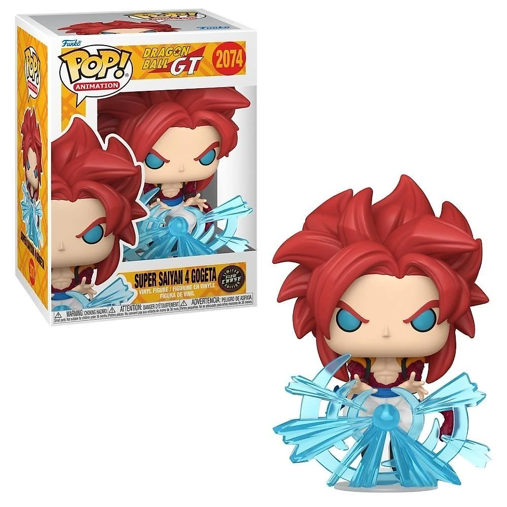 Boneco Funko Pop! Dragon Ball Gt Sup Saiyan 4 Gogeta C Chase