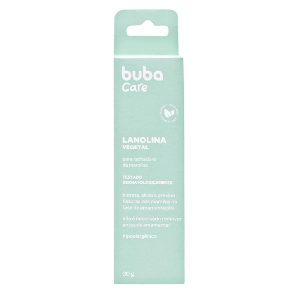 Lanolina Vegetal Buba Care para Rachadura de Mamilos 30g