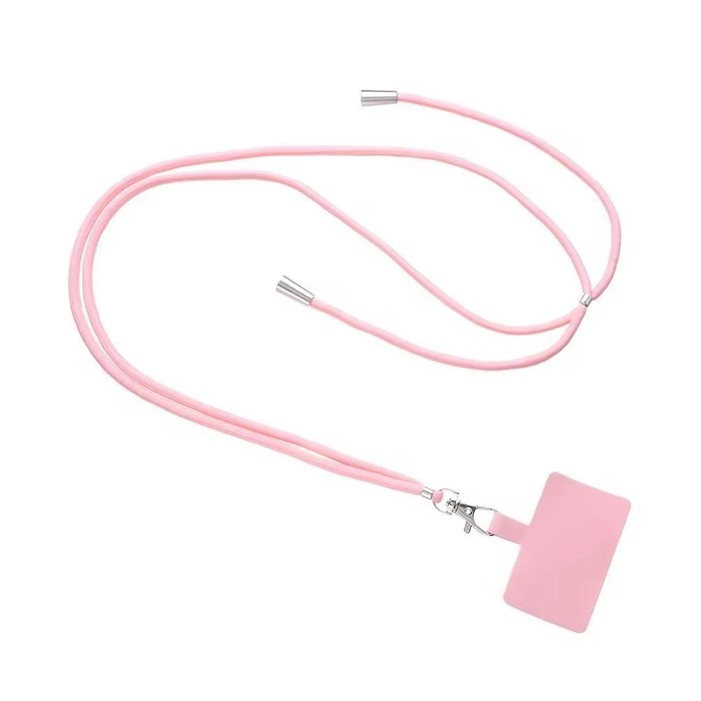 Cordão Gshield Phone Strap Flex Ajustável para Celular 1,5M Poliéster e TPU Rosa