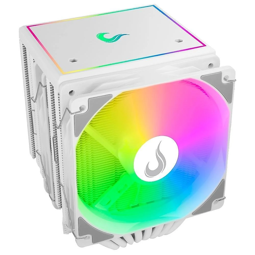 Air Cooler Gamer Rise Mode Storm 8 White, ARGB, AMD/Intel, 120mm, Branco - RM-ACST-ARGB-W